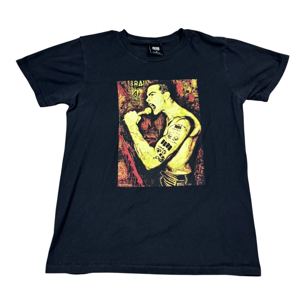 OBEY Henry Rollins Black Flag My Rules Glen Friedman Shirt Men's Small